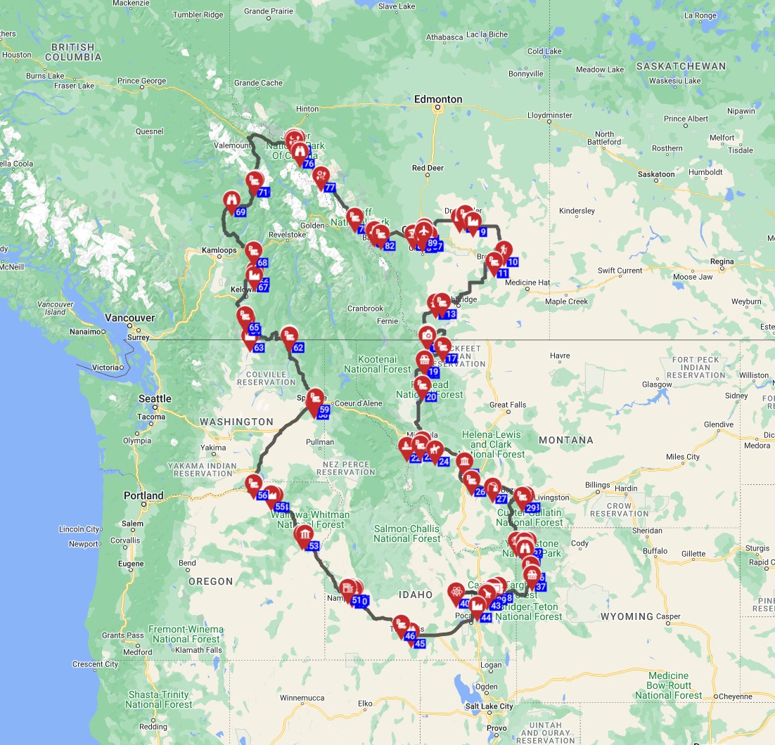 Calgary Roundtrip - The best of the Rockies